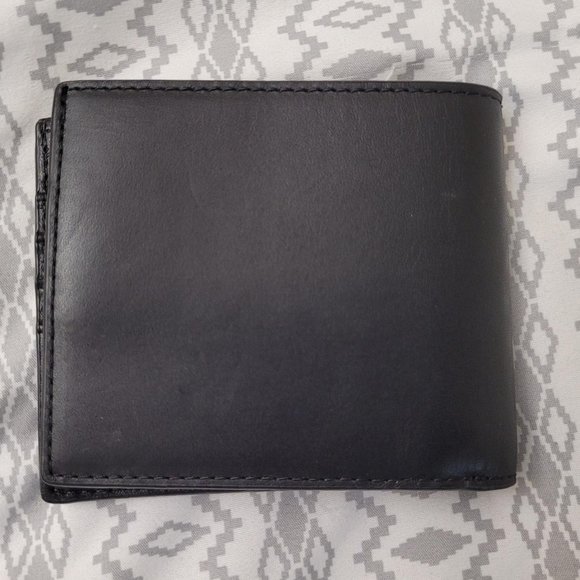 Michael Kors black leather wallet with card holder and pocket. NWOT - Picture 4 of 5